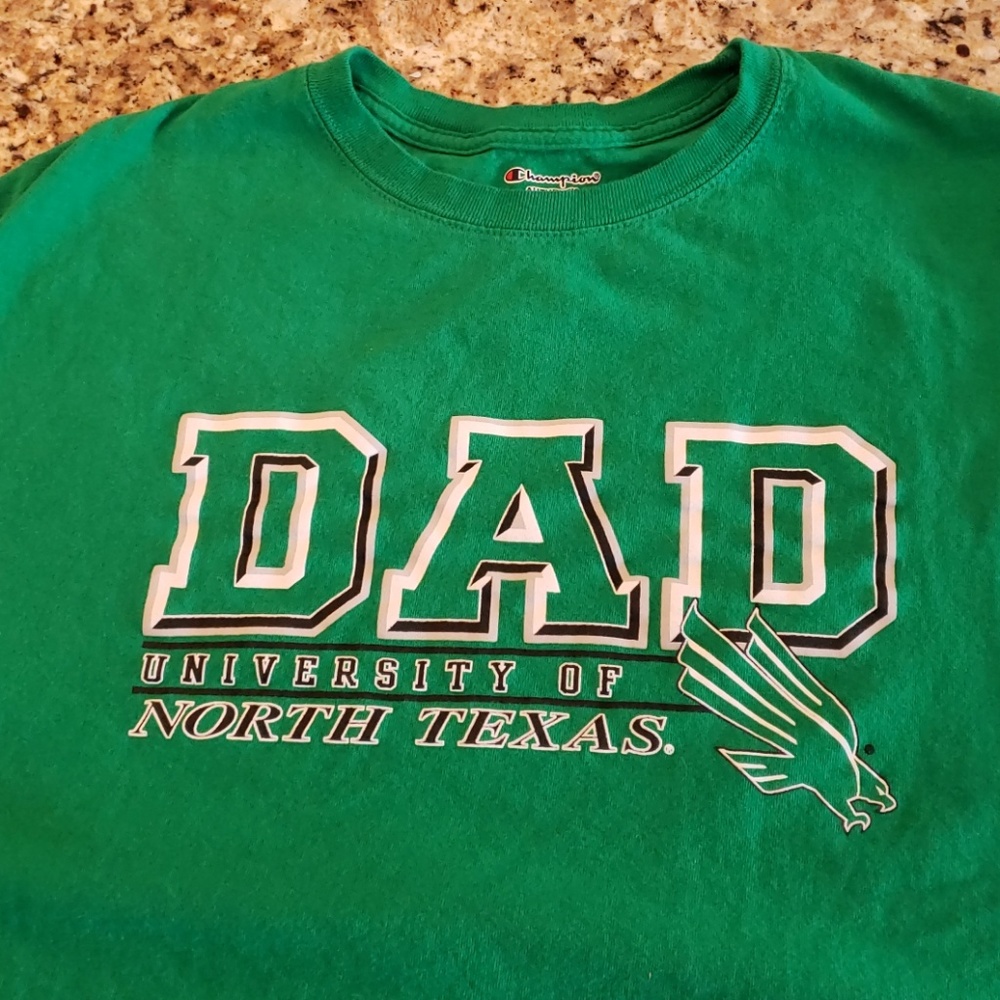 Men's Champion UNT Dad Tee Spiritwear